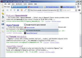 Use ctrl-tab to select page tab