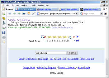 Next link for more search results