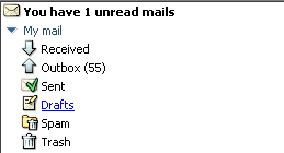 [My Mail access point]